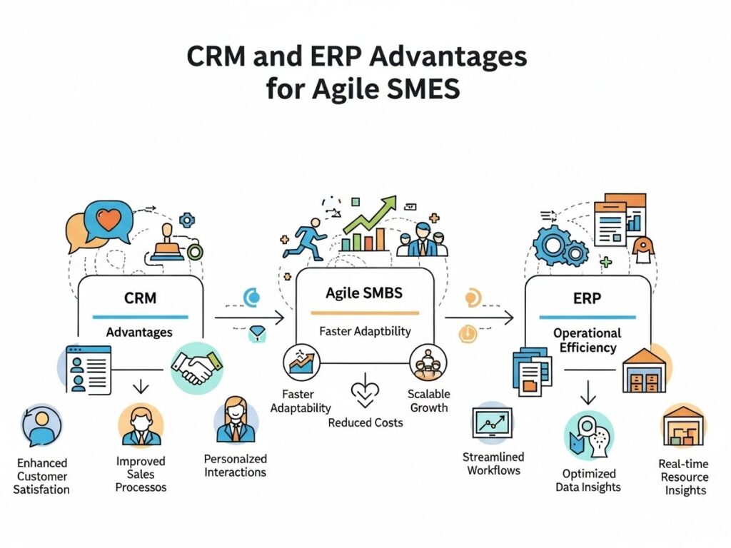 CRM and ERP Advantages for Agile SMEs
